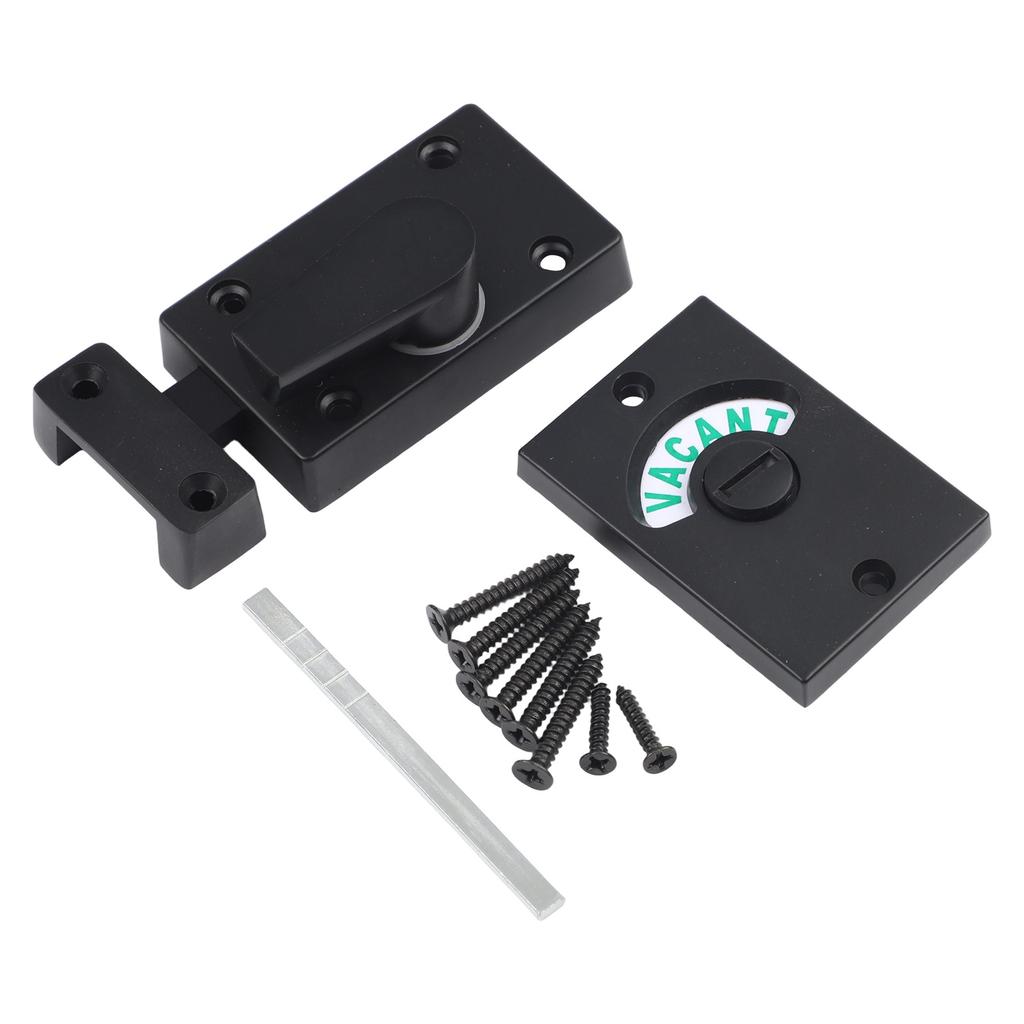 Indikator-Schraubenschloss für Badezimmer-Toilettentüren Sichtanzeige Frei Besetzt Zinklegierungsabdeckung und Stabil