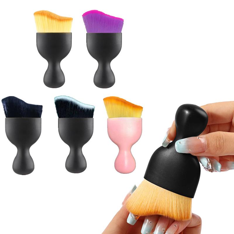 Čisticí štětec na prach z nehtů Štětec na zdobení nehtů Odstraňovač prachu z nehtů Štětec na prášek pro akrylové UV gelové laky Čištění manikúry Štětec na make-up pro krásu
