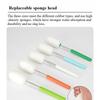 Pottery Tool Retractable Design Sponge Rods with Strong Water Absorption and Wear Resistance for Wet Polishing Ceramic Embryos