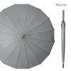 24-Rib Windproof Extra-Large Automatic Umbrella, Long Handle, for Men and Women, Customizable Logo