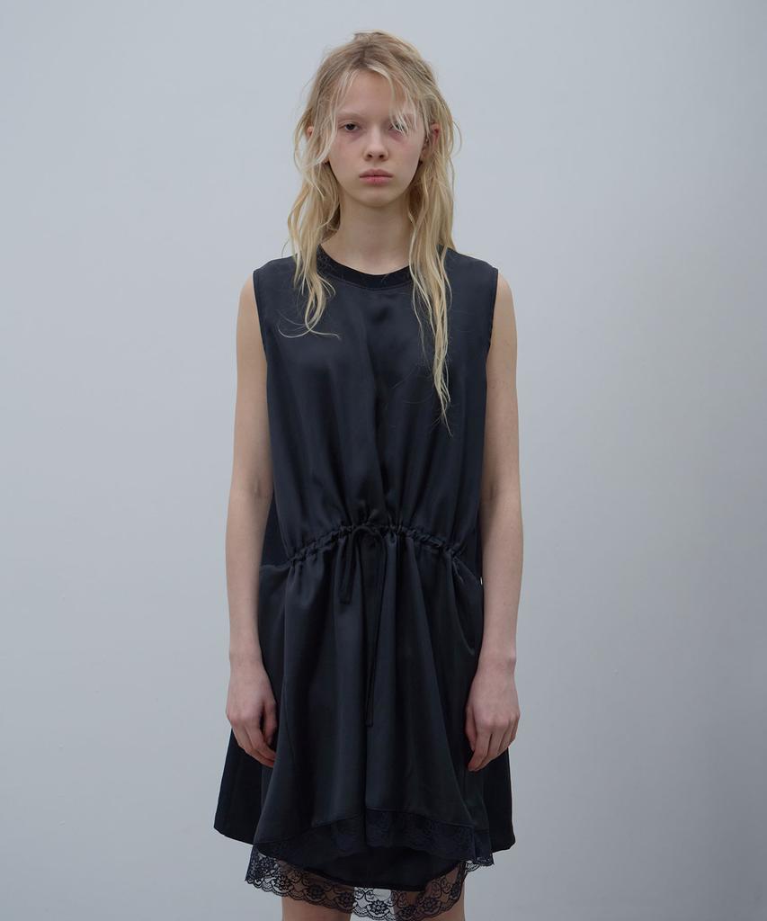 Lcdc Tm Drawstring Gathered Dress (Black)