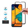 Coque de protection - Toproduits® - Samsung A50 - Souple - Verre trempé - Bords noirs courbés