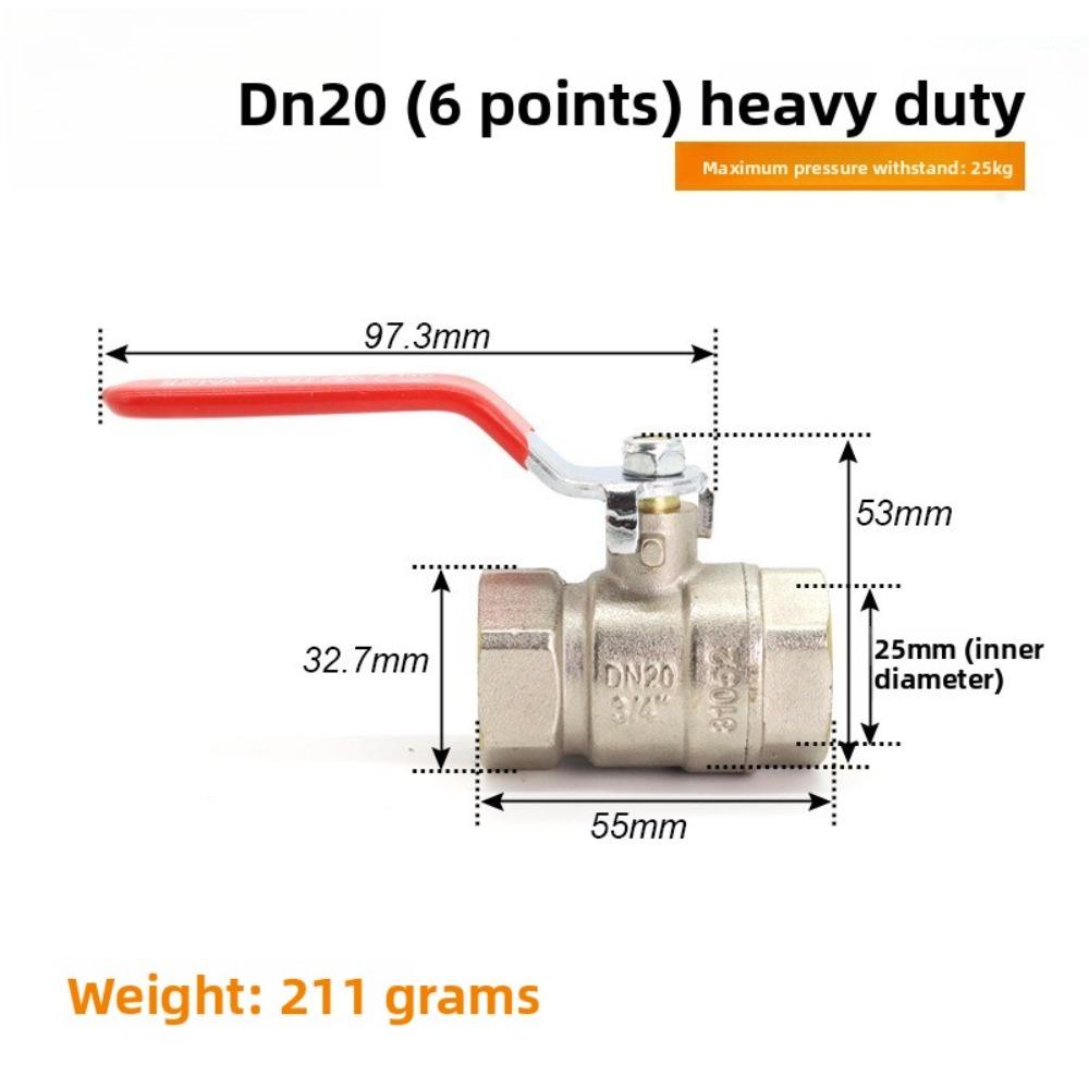 Edelstahl Kugelhahn SS304 2-teilig Volldurchgang Kugelhahn 1/2" 3/4" 1" 1-1/4" Innengewinde Vinylgriff Ventile