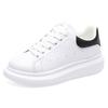 McQueen classic little white shoes women's leather surface casual women's shoes lace-up trend platform student board shoes