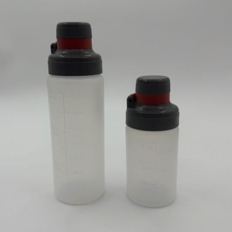 3/6Oz Leak-Proof Squeeze Bottle With Scale Kitchen Salad Sauce Set Portable Squeeze Oil Bottle Spicy Container Outdoor Picnic