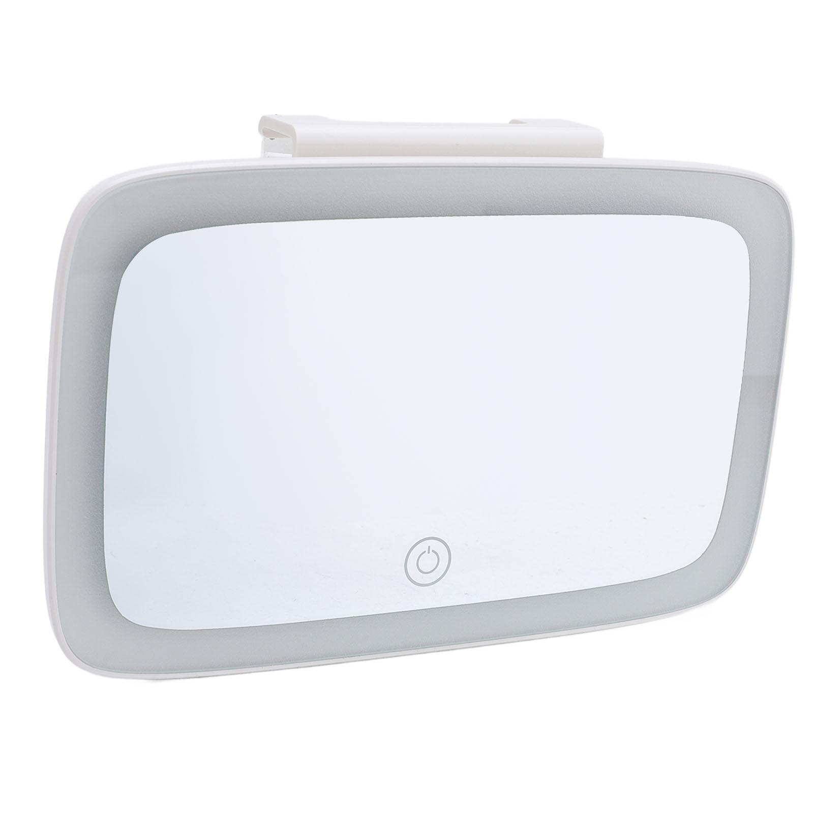 

Автомобильный солнцезащитный козырек зеркало для макияжа светодиодная подсветка перезаряжаемый 3 режима регулировки цветовой температуры