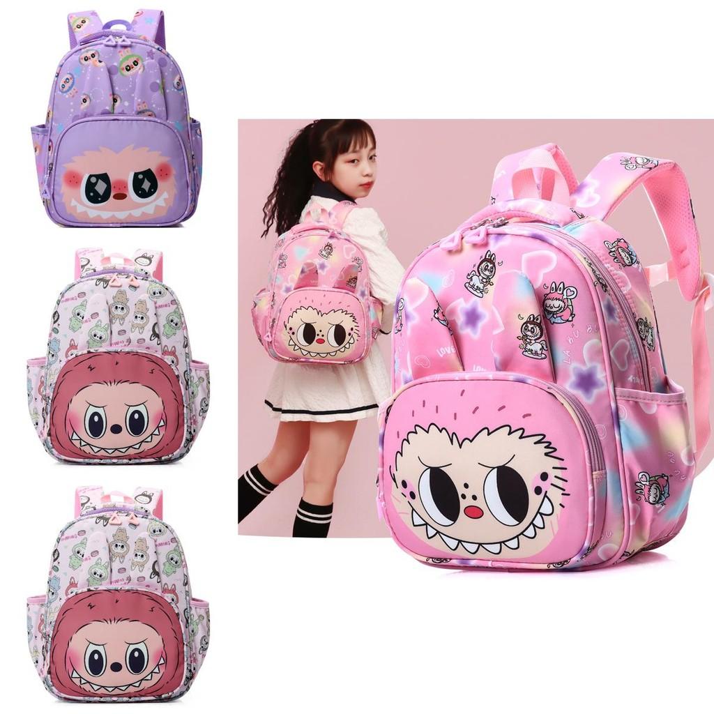 Cute Cartoon Children's Backpack For Boys And Girls In Soft Colors For Kindergarten Ages 3 To 6