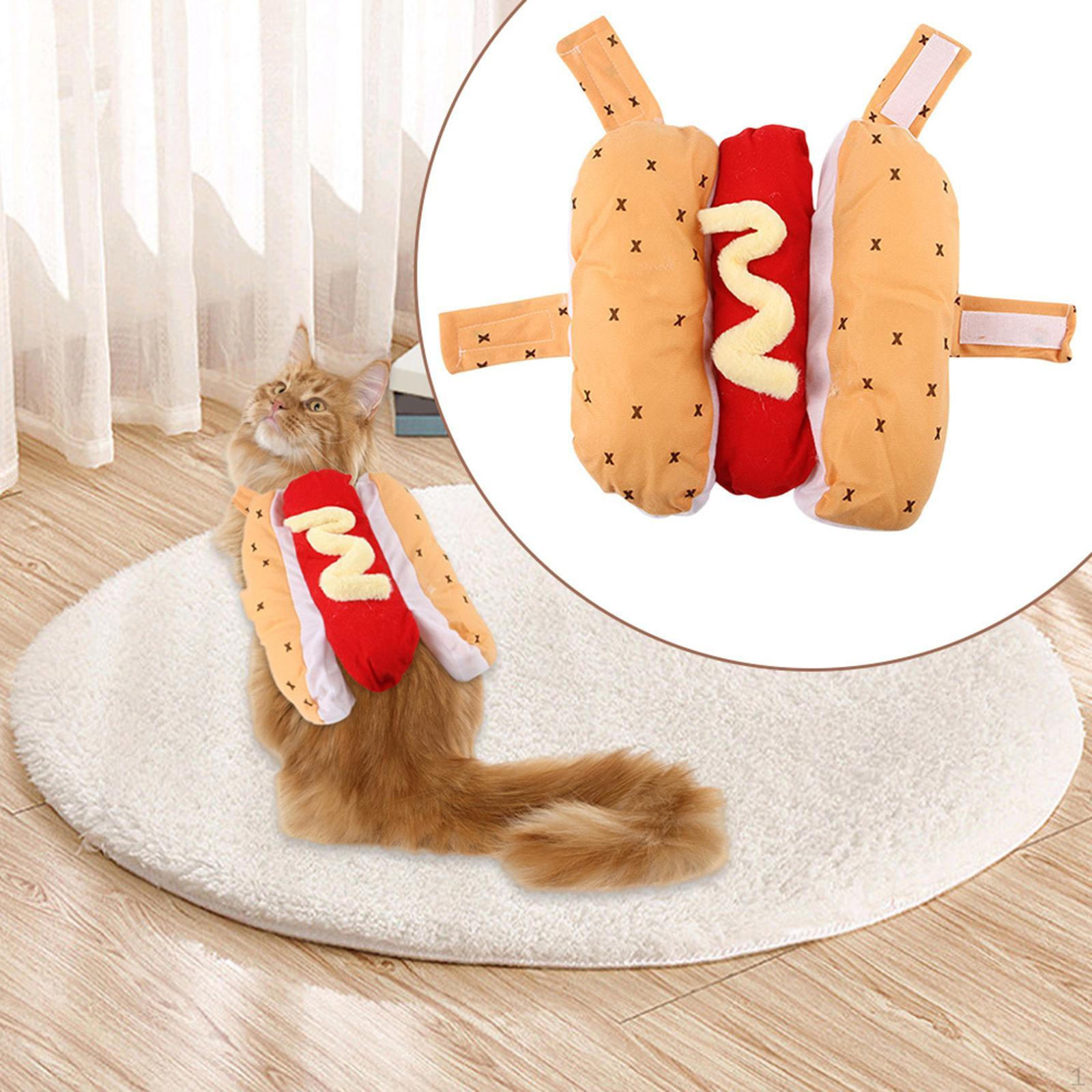 

Костюм собаки, кошки, хеллоуин, креатив для маленьких питомцев, гамбургер, косплей, одежда для вечеринки XL