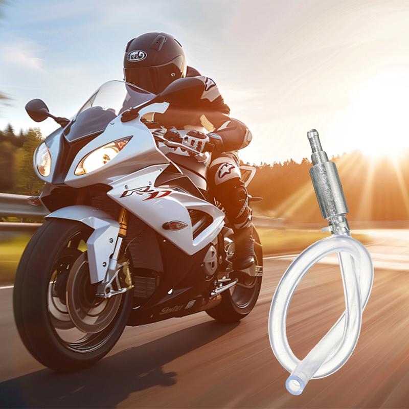 Brake Bleeder Hose with Metal Clips Brake Fluid Bleeder Kit Motorcycle Brake Bleeder Kit for Hydraulic Brake System Motorcycle