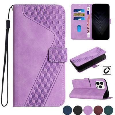 Diamond Embossed Insert Card Flip Leather Wallet Case for iPhone 15 14Plus 13 12 11 Pro Max for Samsung S23 S22 S21 S20 Ultra Plus Note20Ultra A15 A54