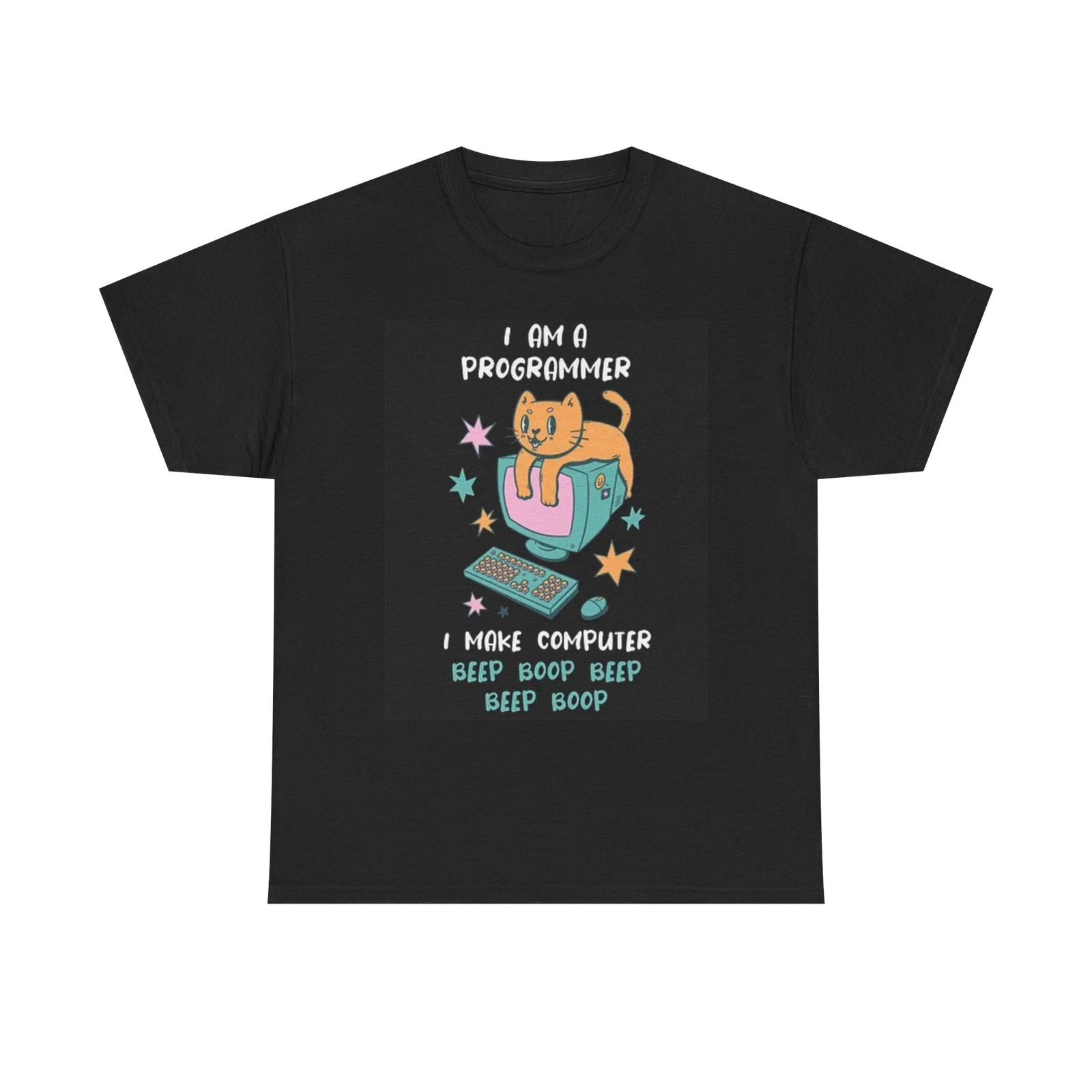 Men s and Women s T-shirts I Am A Programmer Graphic XS
