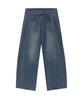 GRAVER [Unisex] Star H Wide Curved Jeans_3 Colors