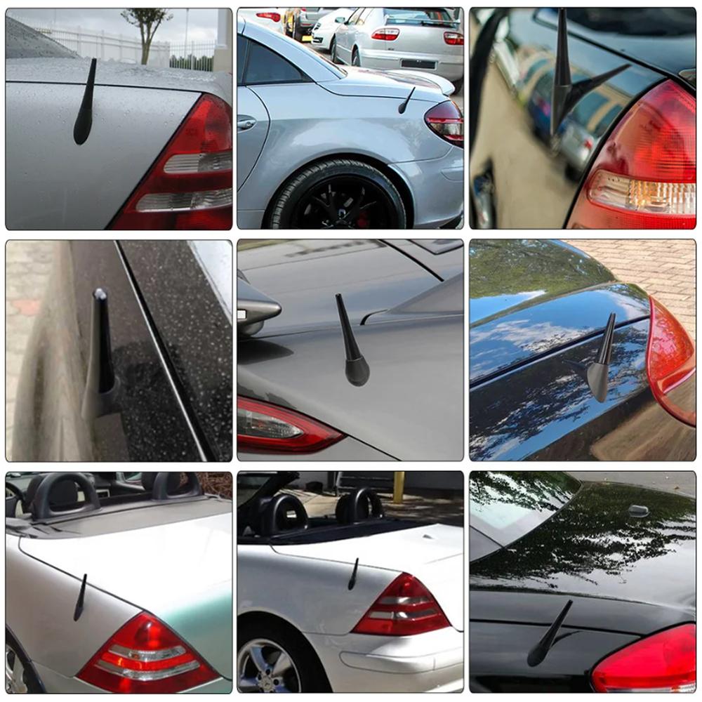 Car Antenna For Mercedes R171 SLK SL 200 230 280 300 320 350 500 Black Short Mast Antenna AS Decoration