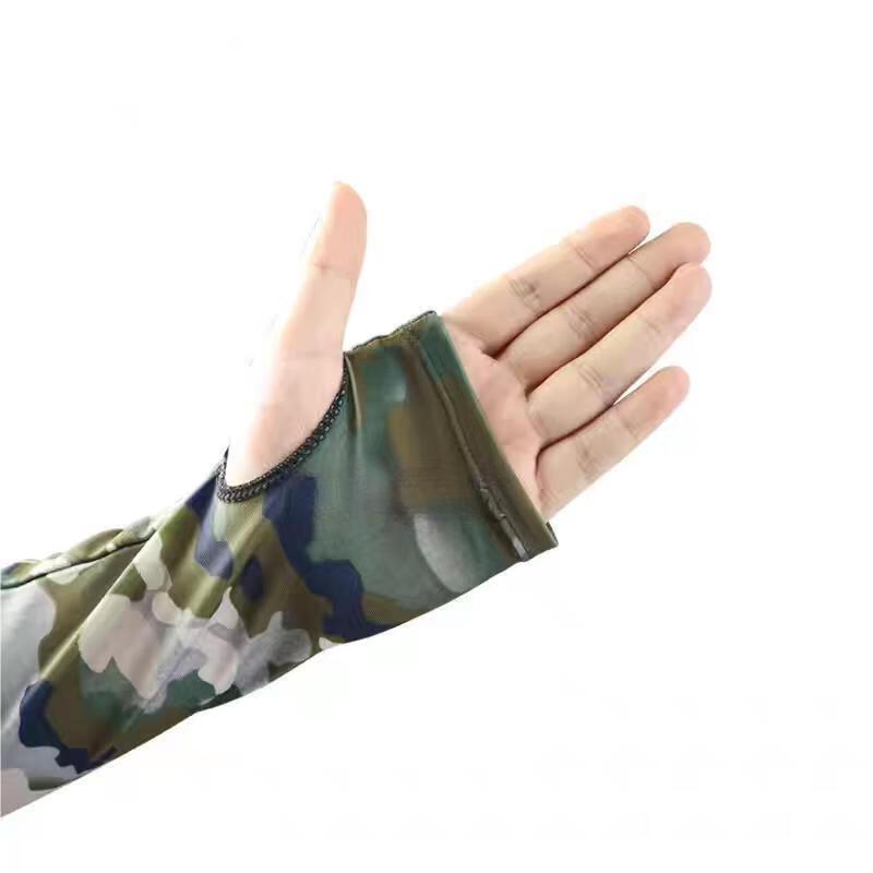 Rongyi Ice Silk Camouflage Cycling Sun Protection Gear