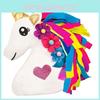 Diy Unicorn Pillow Craft Kit Plush Unicorn Bedroom Decorative Pillow Gift For