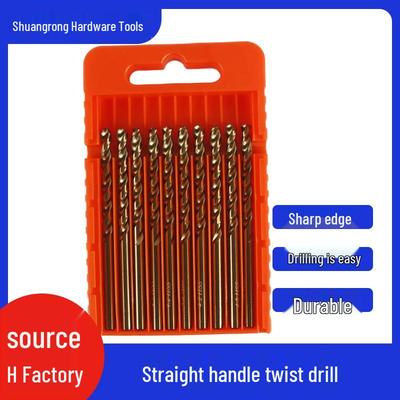 Electric Drill Stainless Steel 135° Twist Drill Bit for Metal - Straight Shank