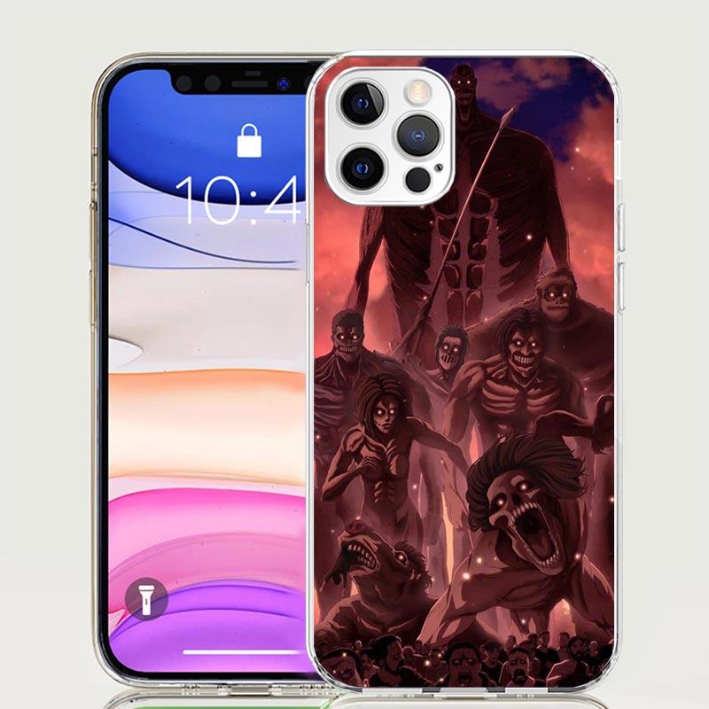 Attack-Titan Rumbling Phone Case For iPhone 17 Air 16 15 Plus 11 14 Pro Max 13 Mini 12 7 8 + SE Pattern Art Customized Cover 17
