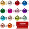 Large Shiny Electroplated Christmas Tree Ornaments for Shopping Mall or Bar Ceiling Decoration