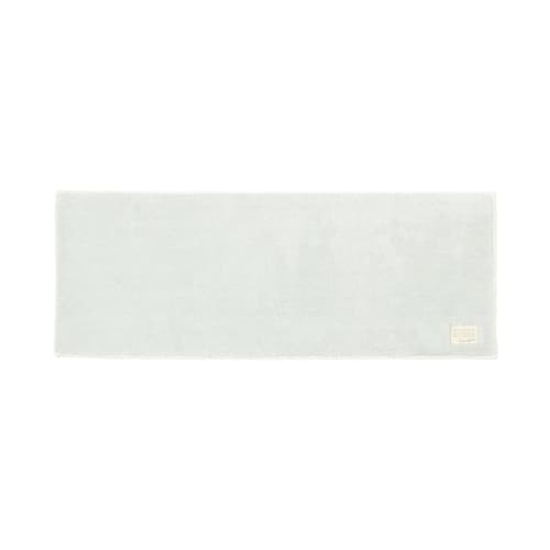 Francfranc Two-Color Kitchen Mat, Small, Light Gray X White