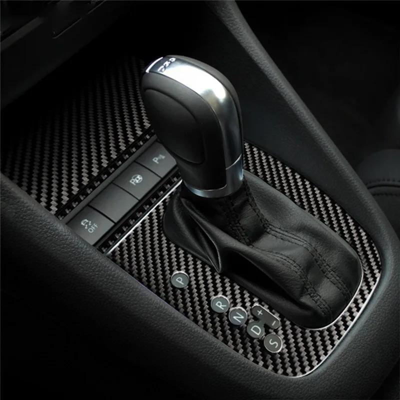 Fits for VW Golf 6 2008-2012 Gti R MK6 Scirocco 2009-2016 Car Accessories Carbon Fiber Gear Panel Personality Car Sticker 3D