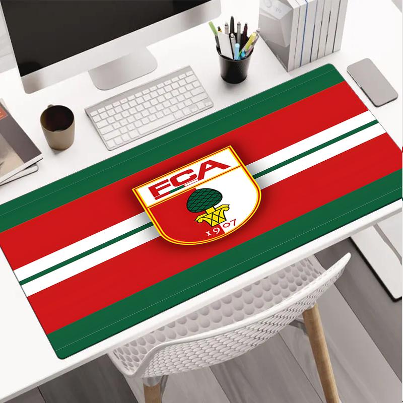 Augs-burg Fußball Wappen Mauspads, Gaming-Mauspad, Tastaturmatte, Schreibtischdekoration für Computer-Notebook, Fan-Geschenk, Geburtstagsgeschenk