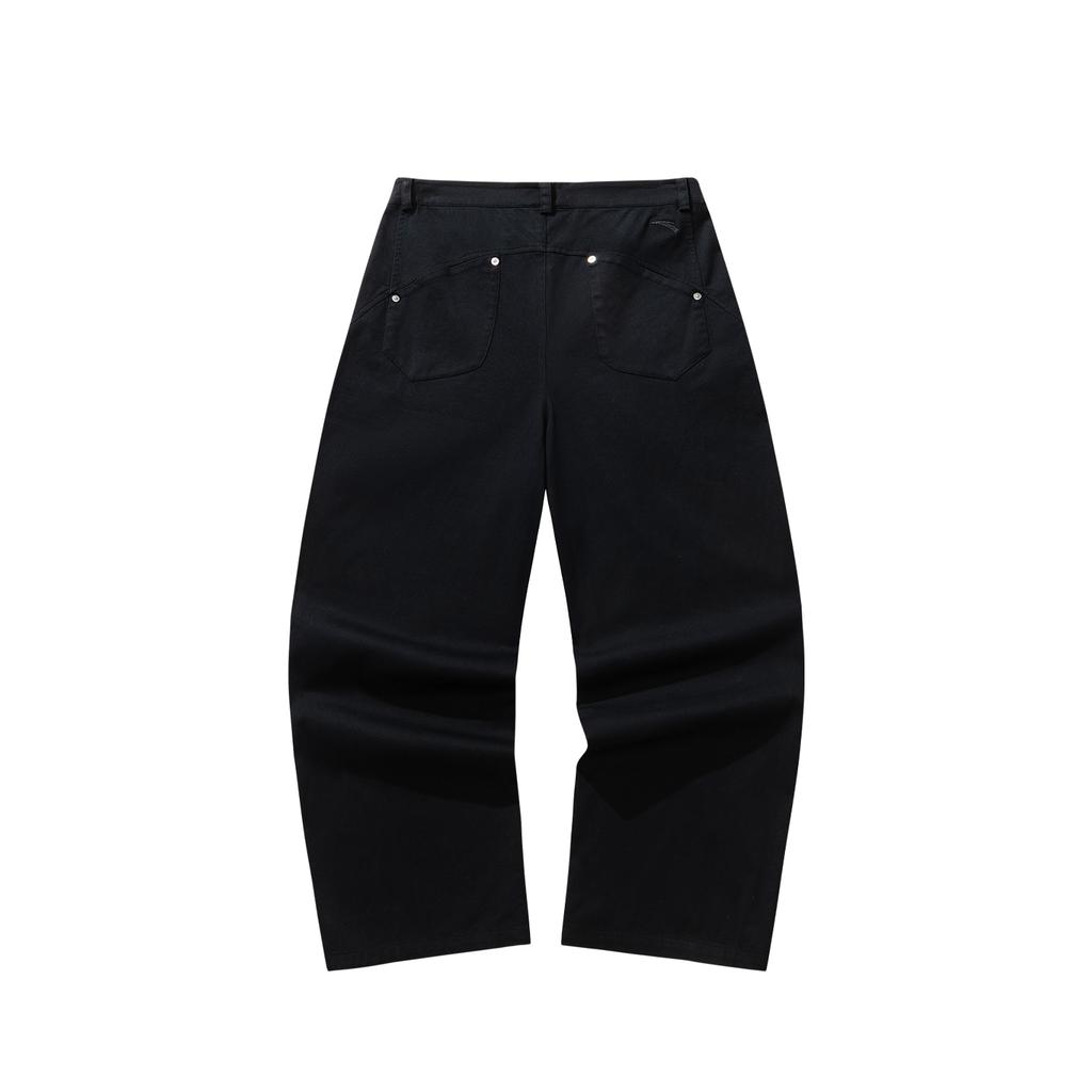Anta Kyrie Basketball Series Womens Woven Long Pants Spring 2026 Casual Pants Women Pants Basic-Black 962611501-1