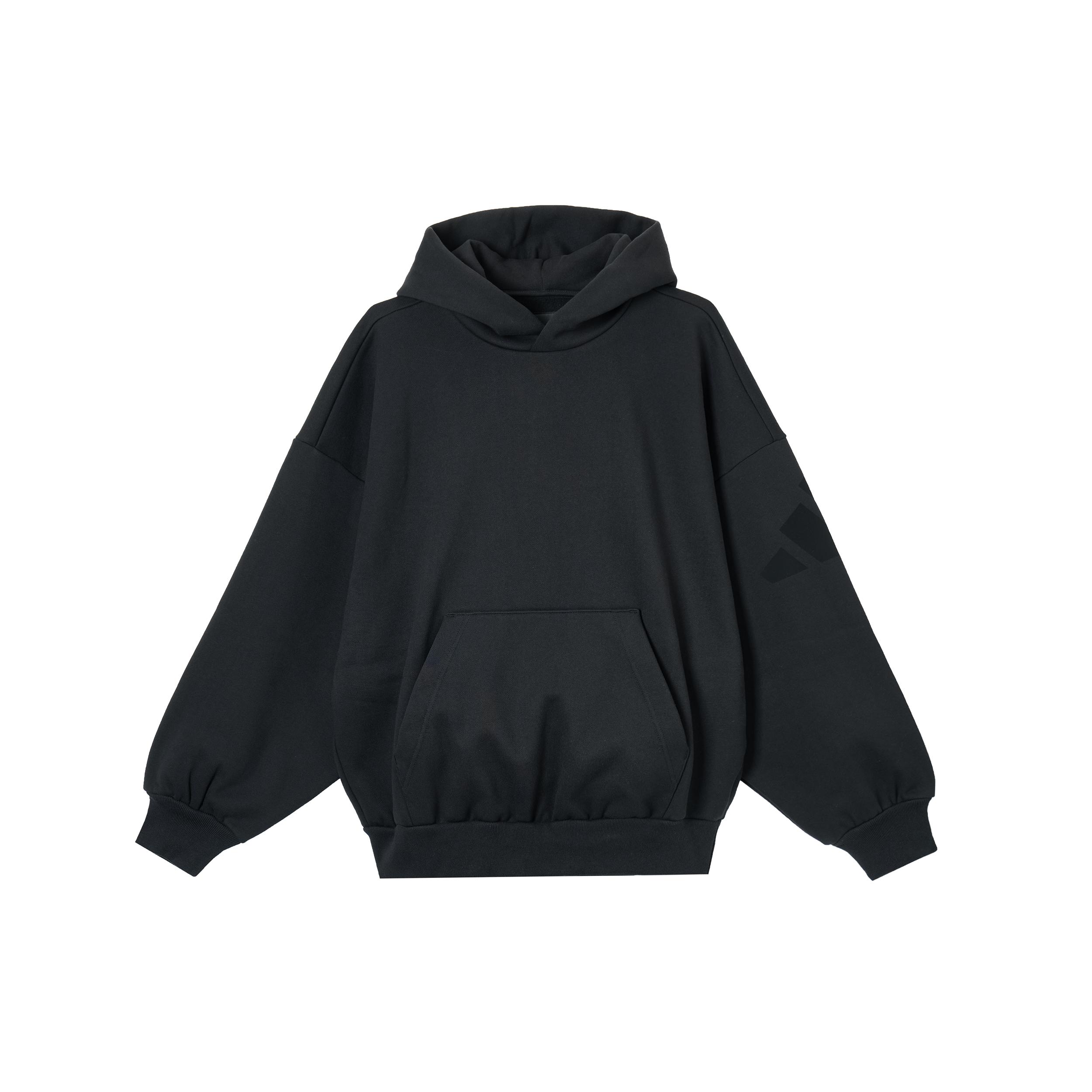 Adidas Sweatshirts Men s Black Hooded Moderate JJ2265 M