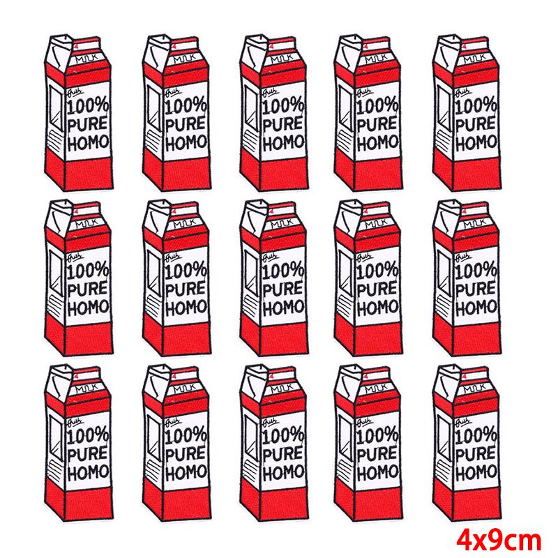 10 Pcs/lot Wholesale Embroidery Patch Iron On Patches For Clothing Patches On Clothes Jackets Decor Applique Sew Supplies