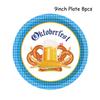 Oktoberfest Party Classic Beer Carnival Festival Disposable Tableware Paper Plates Cups Birthday Balloons Decoration Supplies