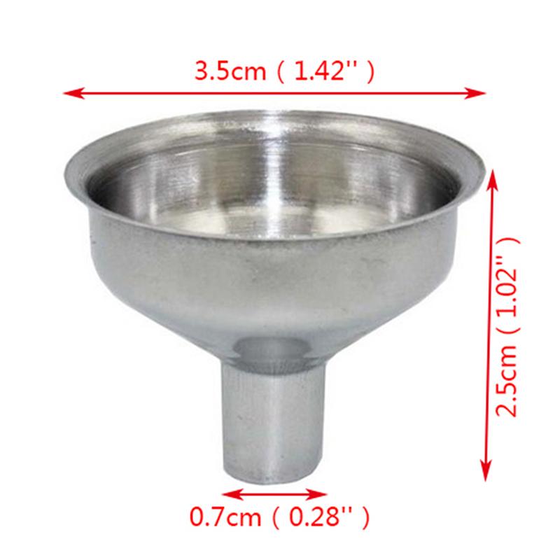 

M-Stainless Steel Small Mouth Funnels Bar Wine Liquid Oil Flask Funnel For Filling Hip Flask Narrow Mouth Bottles Kitchen Tools