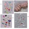 Manicure Kawaii Accessories Rhinestones Bear Nail Decoration Butterfly 3D Special Design