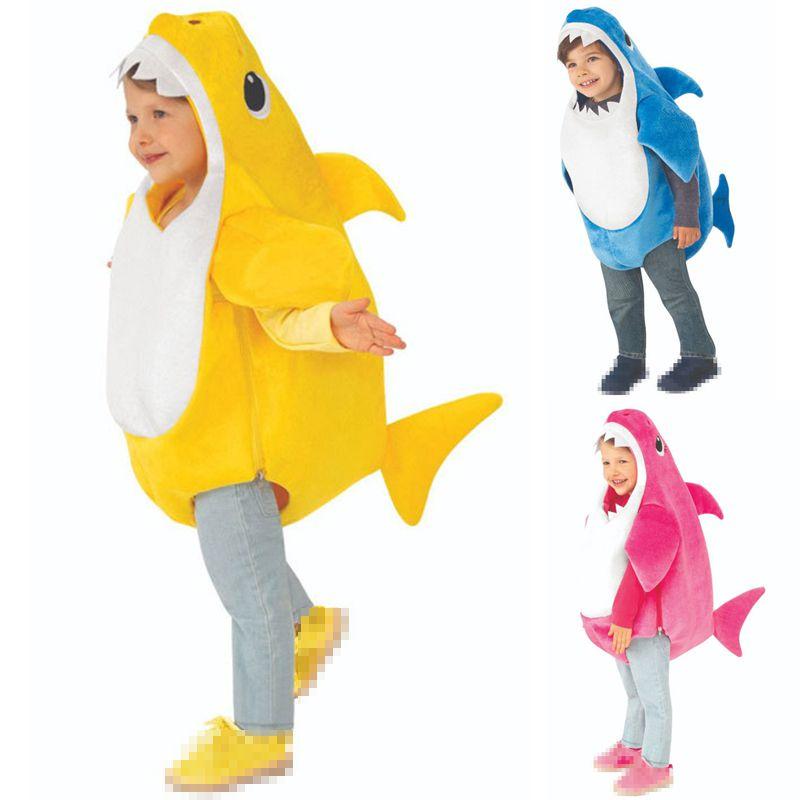 Shark Baby Cartoon Toddlers Kids Halloween Costume Fancy Dress Gifts Outfit
