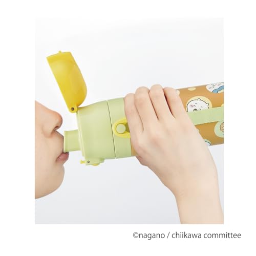 Skater Children's Stainless Steel Water Bottle Direct Drinking 470ml Chikawa Child-friendly Lightweight Type Cold Storage Only Waterbottle Sports Bott