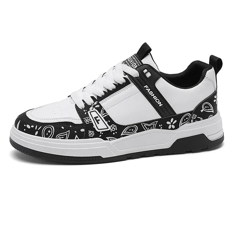 Fashion Men Sneakers Fashion Autumn 2024 New Breathable Comfort Casual Shoes Thick Soled Lace Up Anti Slip Wear-resisting Running Shoes