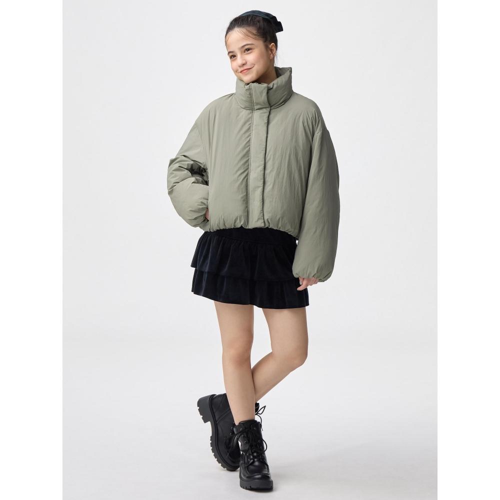 GU by Uniqlo Girls Warm Padded Cropped Blouson Jr