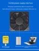 Silent USB 5V 12CM Axial Flow Cooling Fan for Radiators, Routers, Chassis, and Set-Top Boxes
