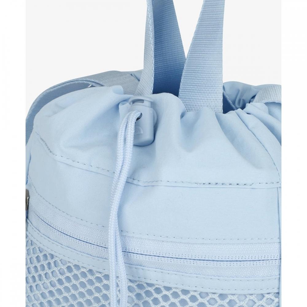 The North Face Mini Mesh Bucket Bag White Label Baby Blue Nn2ps10m