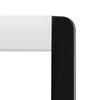 Amazon Basics Rectangular Whiteboard, Dry Erase Board, Magnetic, Plastic/Aluminum Frame, Combo Board, 43.2 cm x 58.4 cm, White/Yellow