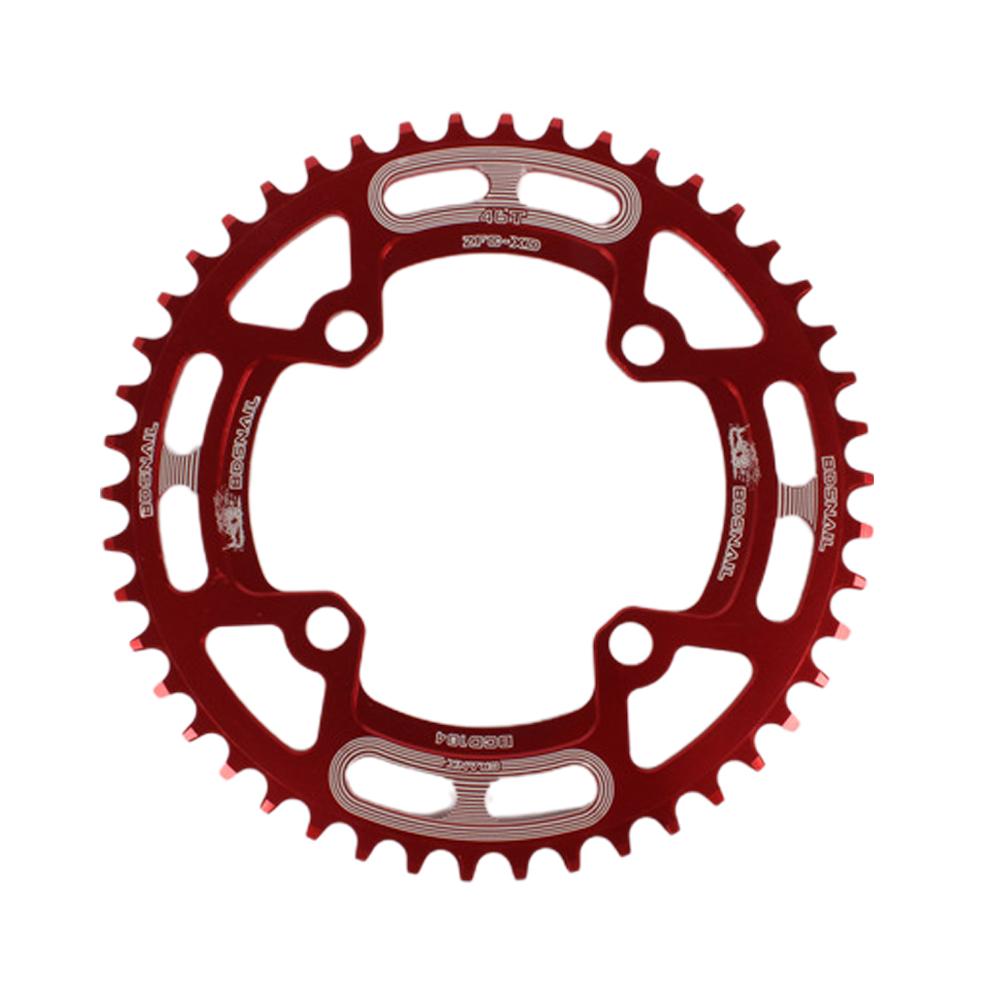 44T/46T/48T/50T/52T Korba Roweru Górskiego MTB Zestaw Korbowy Roweru MTB Aluminiowa Wąsko-Szeroka Tarcza Korbowa BCD 104