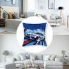Luxury Rally Sports GTR Race Car Pillow Case Short Plush Sofa Decorative Gift Home Double-sided Printing Cushion