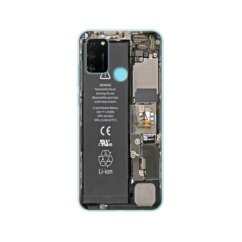 Hülle für HONOR 9A Hülle 6,3 Zoll; Weiche TPU-Silikon-Handyhülle für Huawei Honor 9A 9 A MOA-LX9N Rückseitenschutz Coque Funda Hülle