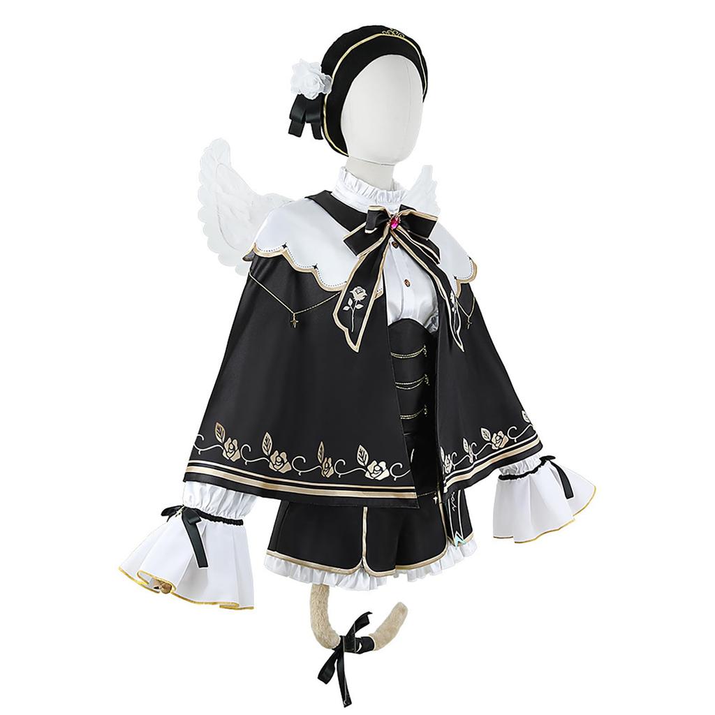 Kurumi Noa Cosplay Halloweensky kostým VTuber Anjel [milky time] Buspo!