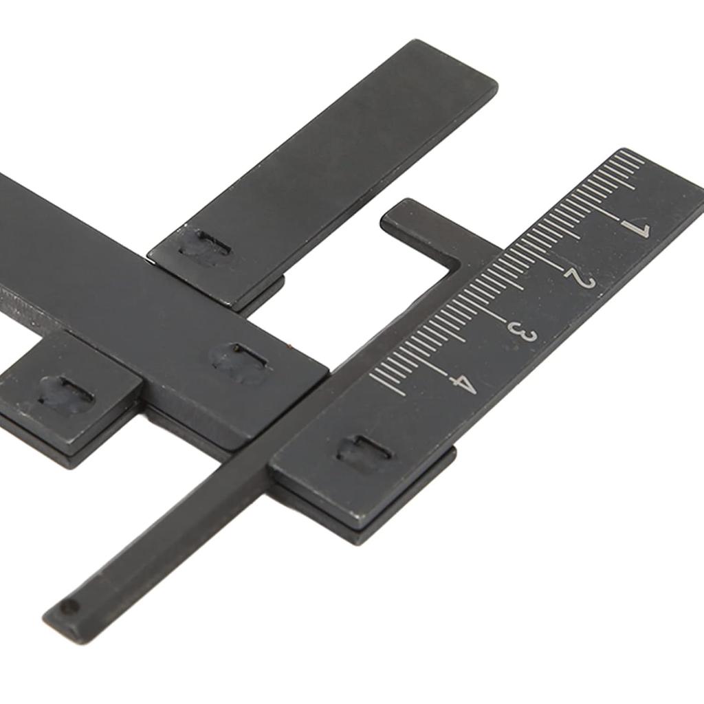 Carburetor Carb Float Level Gauge Motorcycle Tool, 0‑40mm Adjustable Metric Display Carburetor Float Level Gauge for Most Motorbikes