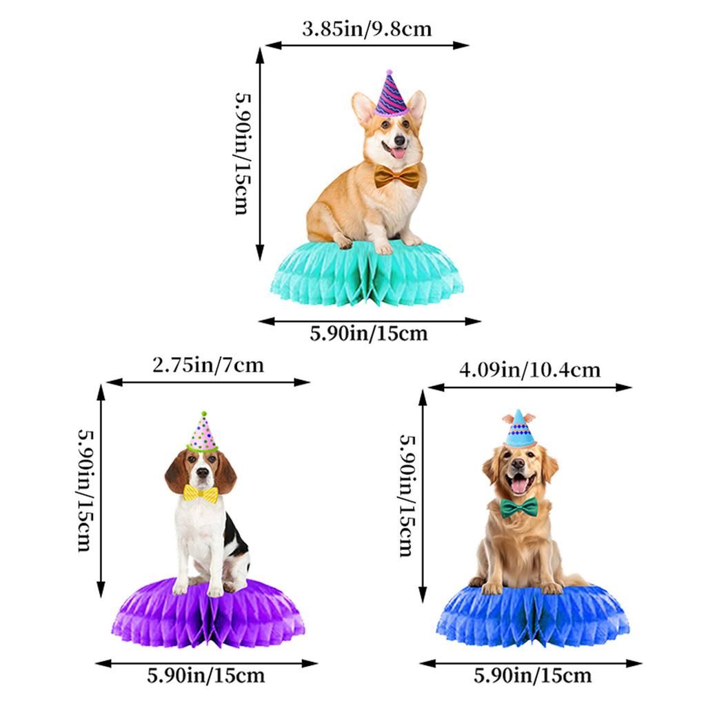 Pet Birthday Theme Party Decoration Dog Cartoon Flag Latte Paper Cup Plate