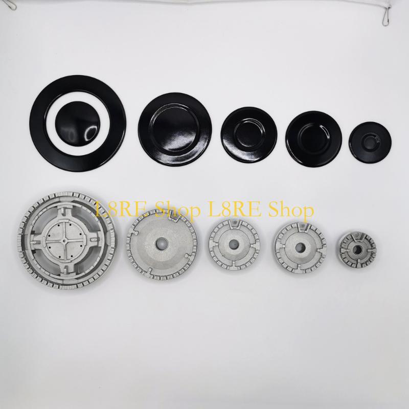 L8RE Flame Caps Set Gas Stove Burners Head Suitable for Most Gas Burners