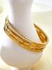 INS Style Simple Encrusted Zirconia Bracelet Bracelet Fashion Retro Style 18K Gold-Plated Stainless Steel Bracelet Bracelets