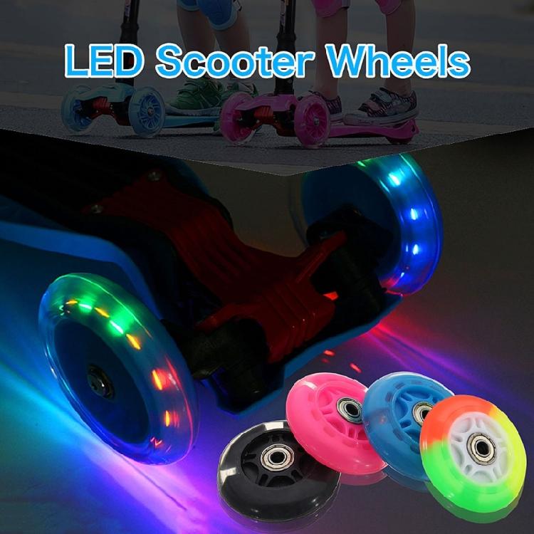 Durability Flashing Skating Wheel Fashion LED Flashing Wheel Silents Flashing Wheel for Skating Enthusiasts Smooth