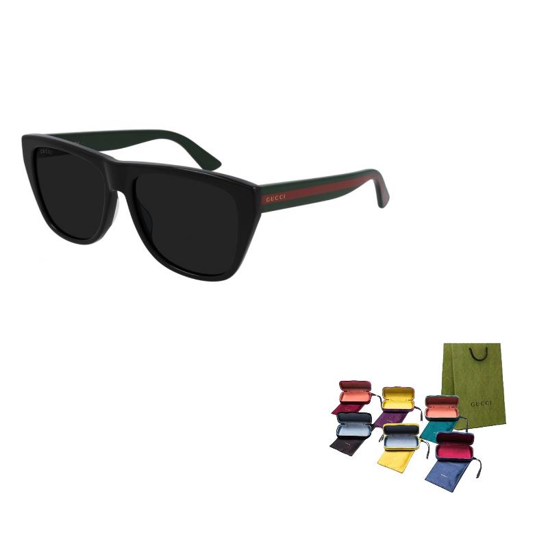 

GUCCI Eyewear Square Frame Sunglasses Men s style 57 чёрный