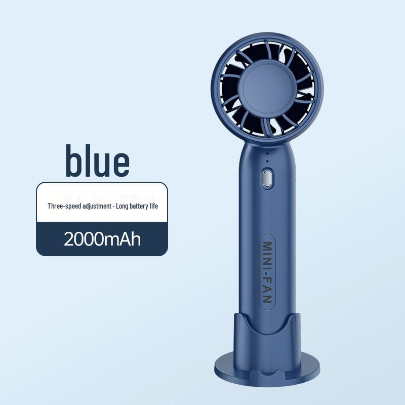 

Ultra-Quiet USB Handheld Mini Fan - Three-Speed, Portable for Office Use Regular