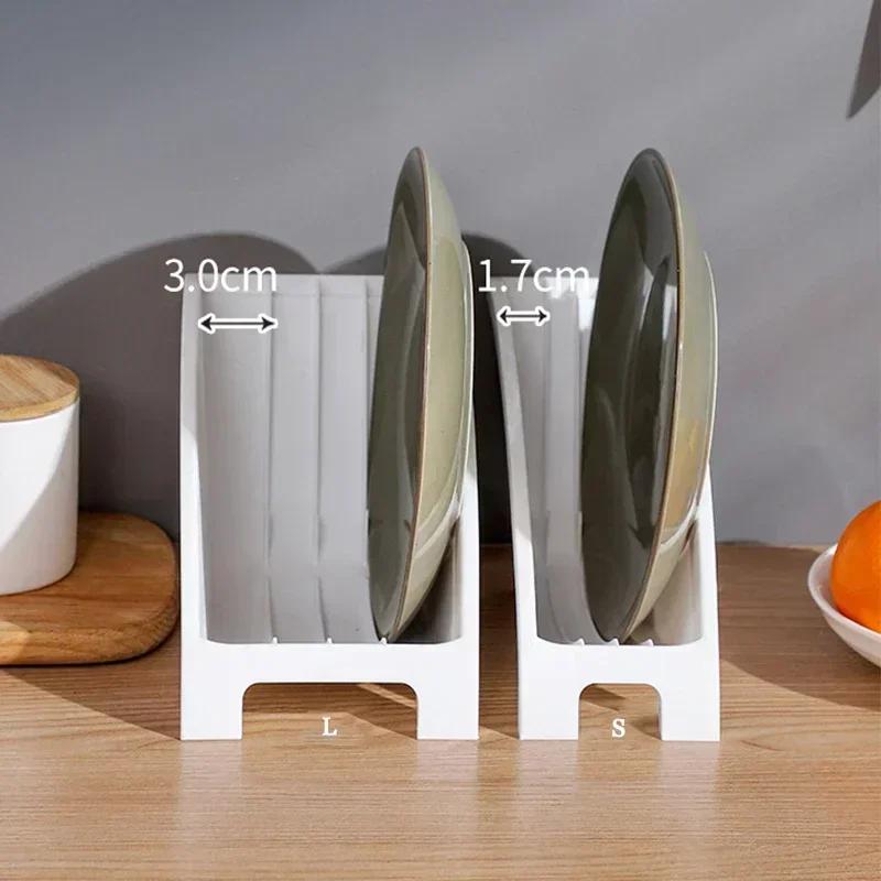 Kitchen Supplies Dish Drying Holders Organizer Upright Draining Dish Racks Organizer Plate Storage Holders for Kitchen Organizer